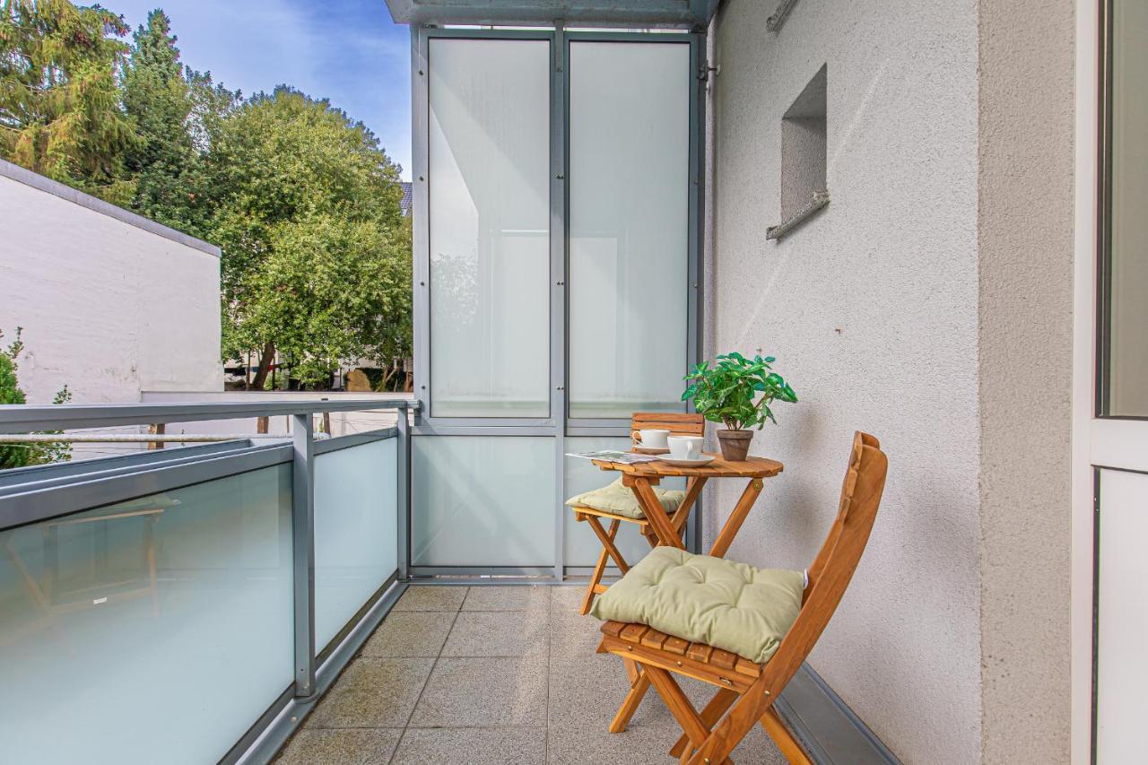 Fewo1846 - Kommood - Zentral Gelegenes Studio-Apartment Mit Balkon Im Hochparterre Flensburg Dış mekan fotoğraf